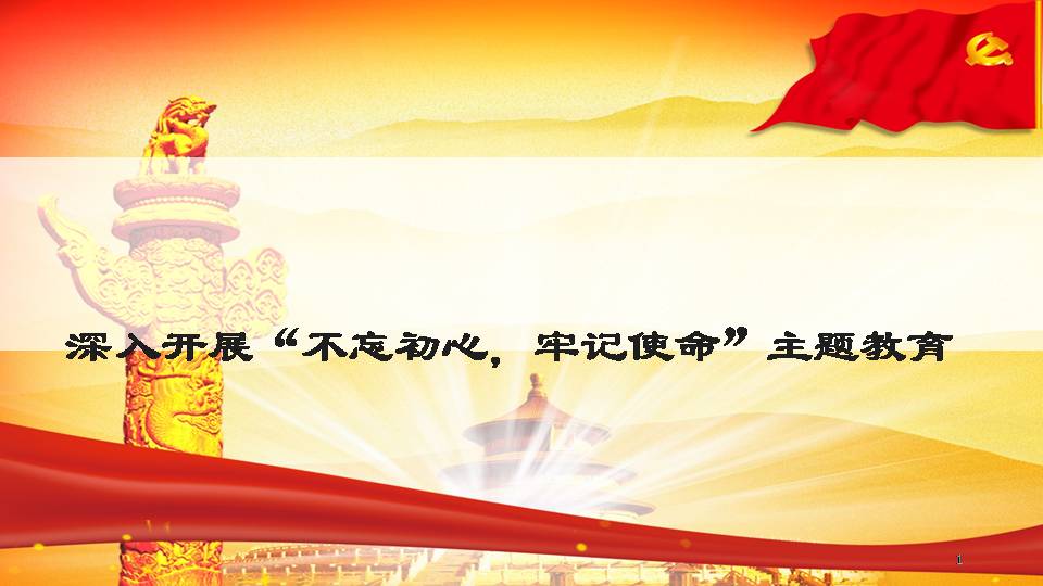 不忘初心，牢记使命主题教育d19112207