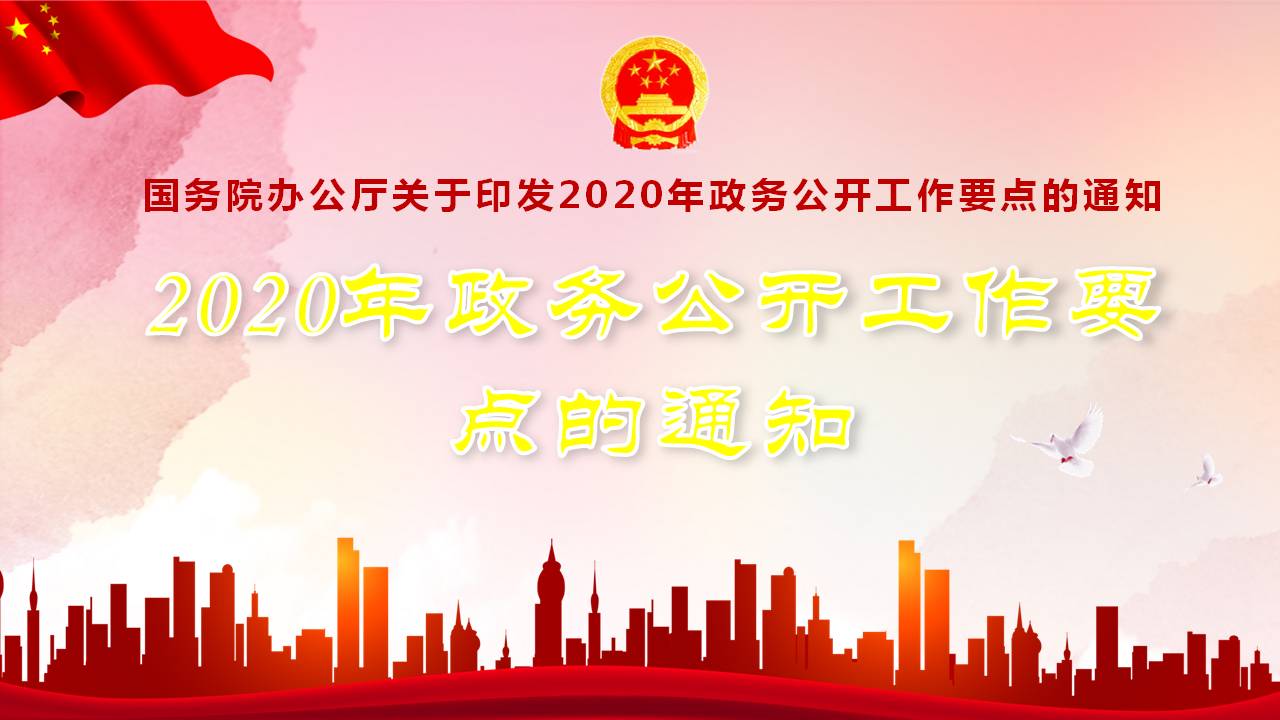 学习解读政务公开工作要点的通知课件PPT